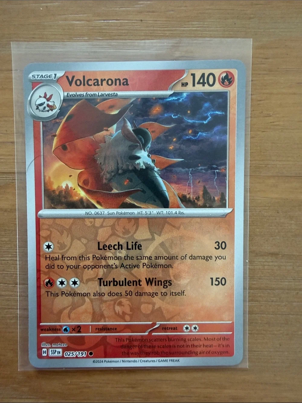 Larvesta & Volcarona Evolution Lot | 4 Pokémon Cards | Reverse Holo ✨5/$25✨
